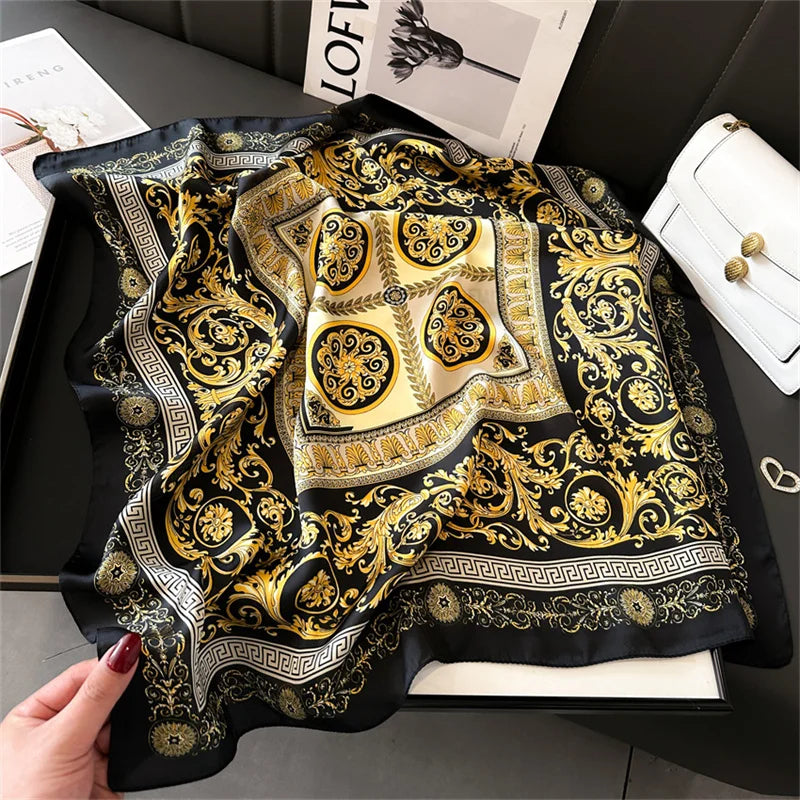 Printed Pashmina Silk Scarf