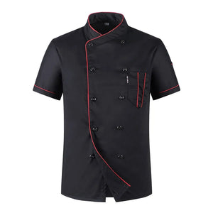 Short Sleeve Restaurant Chef Kitchen Work Uniform