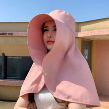 Large Shawl UV Neck Protection Oversized Hat