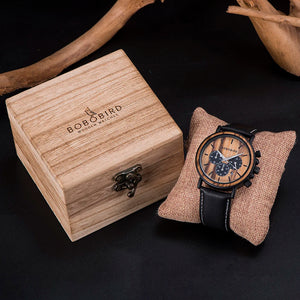 BOBO BIRD Wooden Personality Creative Design Watch