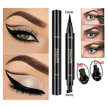 Big Seal Stamp Liquid Eyeliner Fast Drying Double Ended Eyeliner Pen