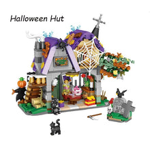 Halloween Building Block Hut House