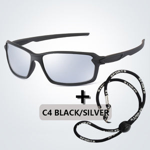 Square Frame Polarized Sunglasses