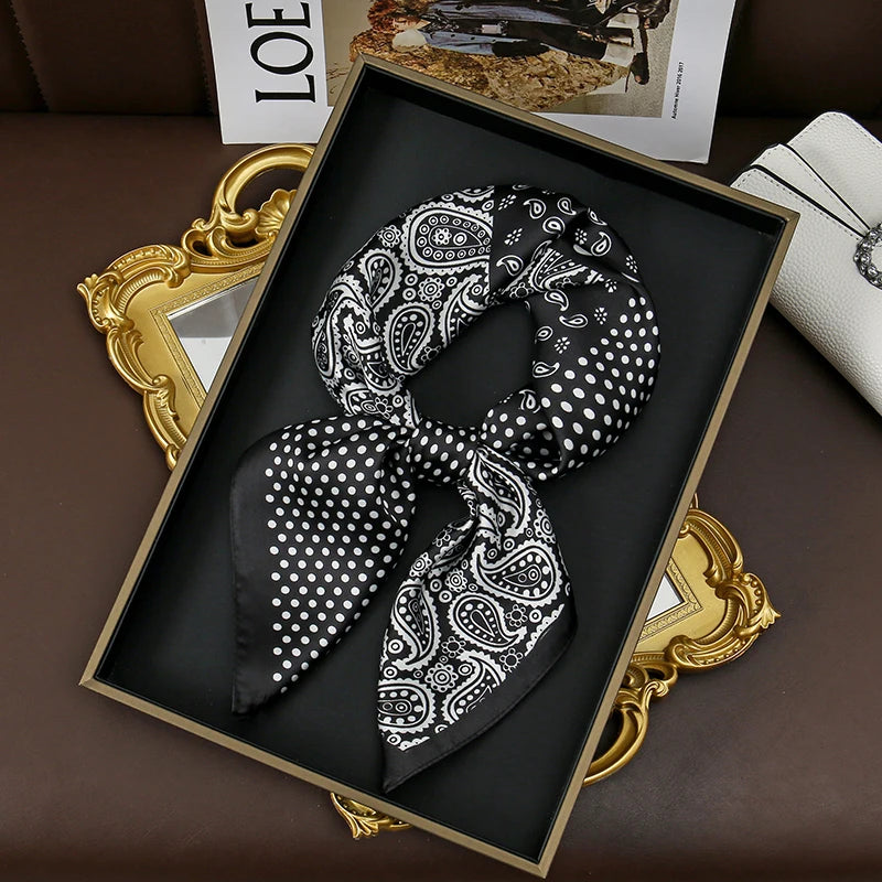 Printed Pashmina Silk Scarf