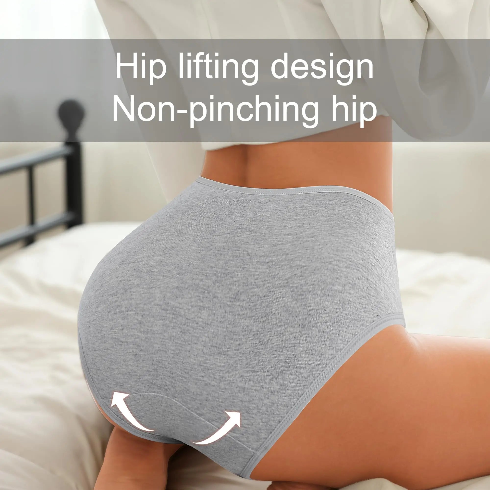 High Waist Cotton High-Waist Abdominal Briefs