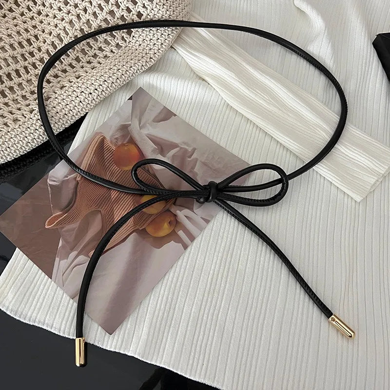 Round Thin Rope Belt