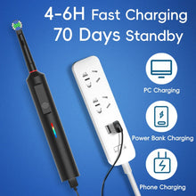 Smart Rotating Electric Toothbrush with 6 Heads