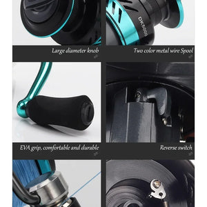 Spinning Drag Power 16KG Braking Force High Speed Spinning 800-7000 Reel