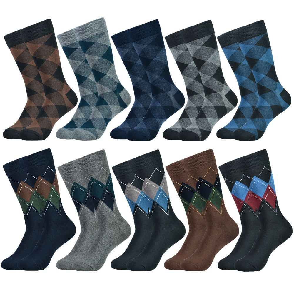 Designer Patterned Cotton Colorful Socks