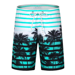 Colorful 3D Print Graphic Swim Trunks