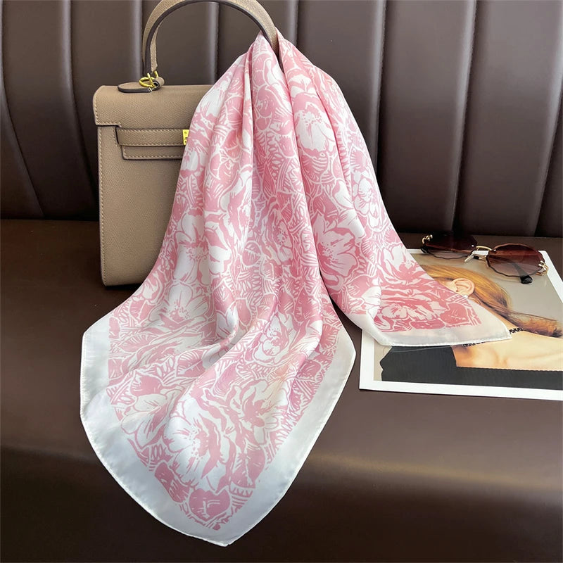 Printed Pashmina Silk Scarf