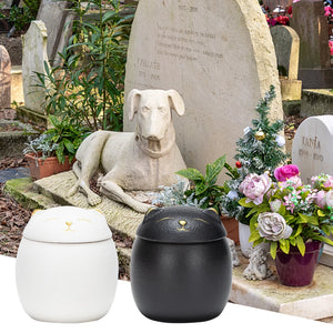 Pet Ceramic Canister Memorial Urn