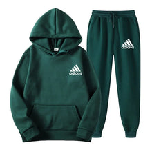 Hooded Top and Sweatpants Two-piece Set