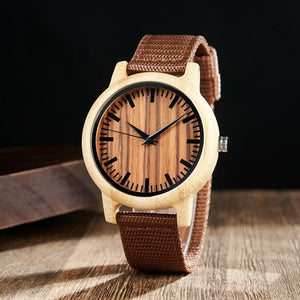 BOBO BIRD Wooden Quartz Wristwatch