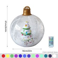 Giant Inflatable Christmas Ball With Lights