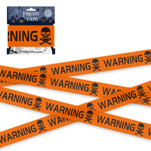 Halloween Props Warning line Plastic Skull Head Warning Tape