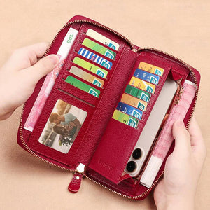 Anti RFID Genuine Leather Wallet