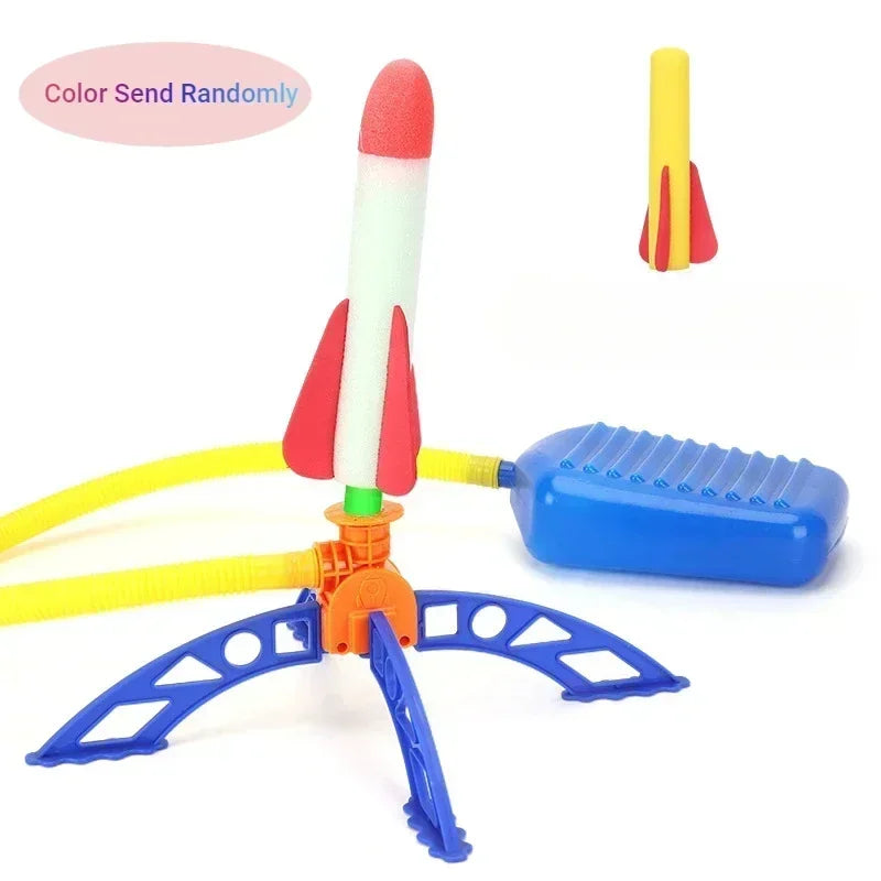 Air Rocket Foot Pump Launcher Toys Sport Game
