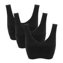 3pcs Seamless Active Bra With Removable Pad