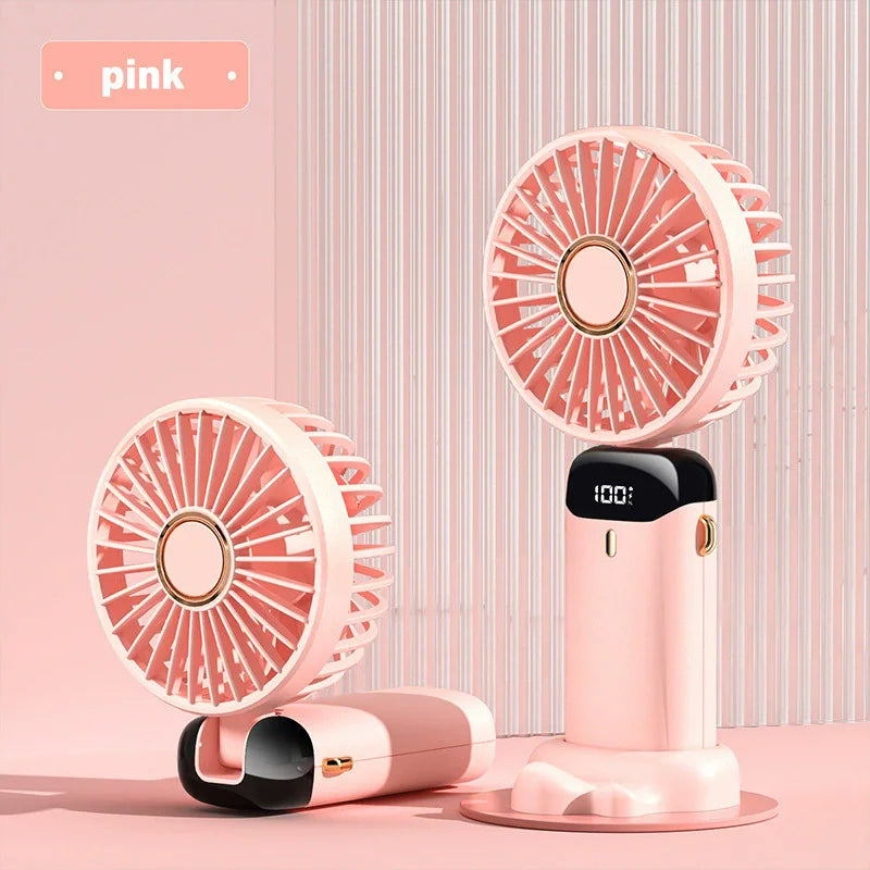 Electric Portable Mini Rechargeable Neck Fan