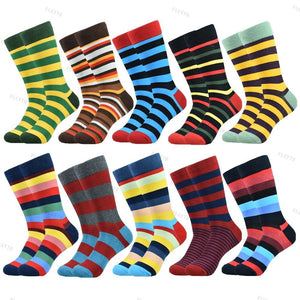 Colorful Designer Print Combed Cotton Socks