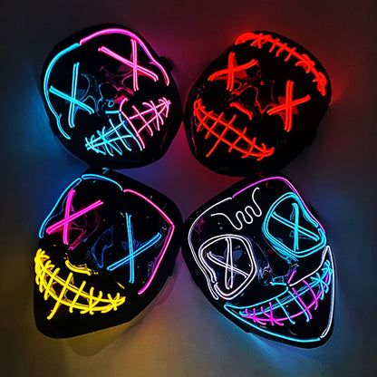The Purge Horror Wireless LED Glow Mask
