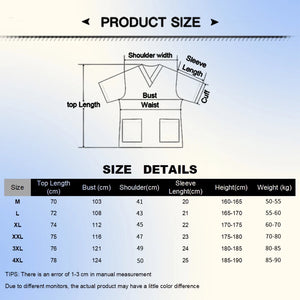 All Mesh Short Sleeve Waiter Shirts