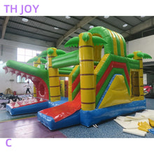 Giant Jungle Crocodile inflatable Bouncy Castle