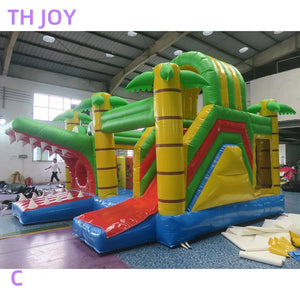 Giant Jungle Crocodile inflatable Bouncy Castle