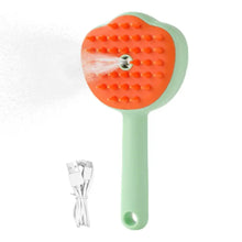 Steamy Electric Cat Brush With Steam Spray For Massage