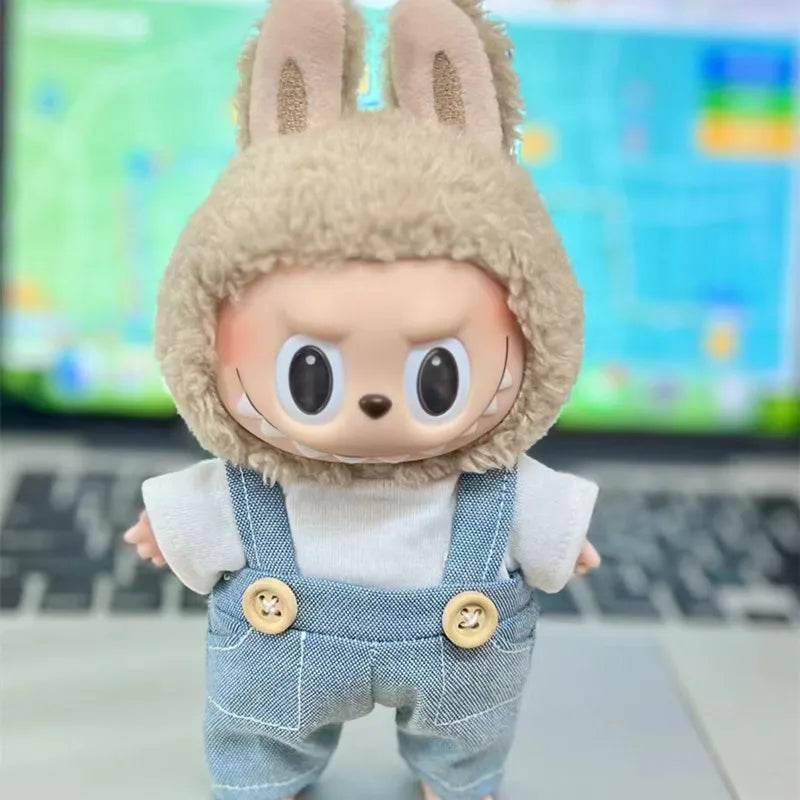 17cm Cute Mini Plush Doll Clothes
