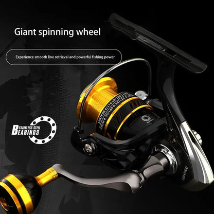 Lightweight 5:2:1 Speed Spinning Fishing Reel 2000-7000 Series