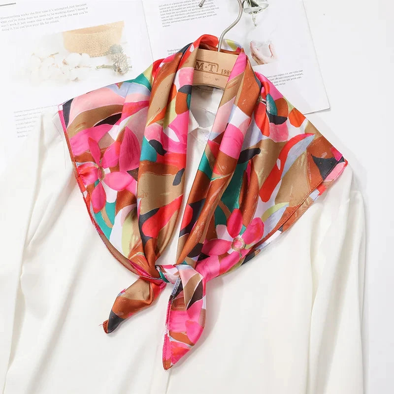 Printed Pashmina Silk Scarf