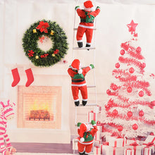Santa Claus Climbing Ladder Hanging Christmas Tree Decoration