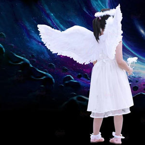 White Angel Feather Wings