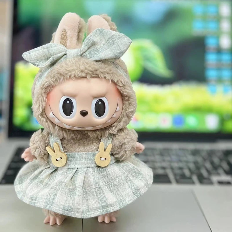 17cm Cute Mini Plush Doll Clothes