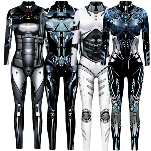 Robot Jumpsuit Catsuit Costumes