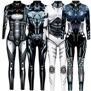 Robot Jumpsuit Catsuit Costumes