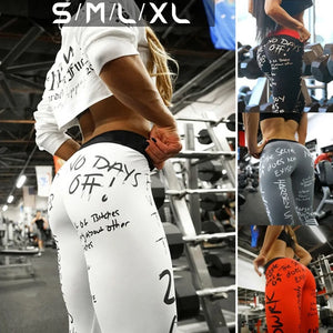 Printed High Waist Fitness Tights
