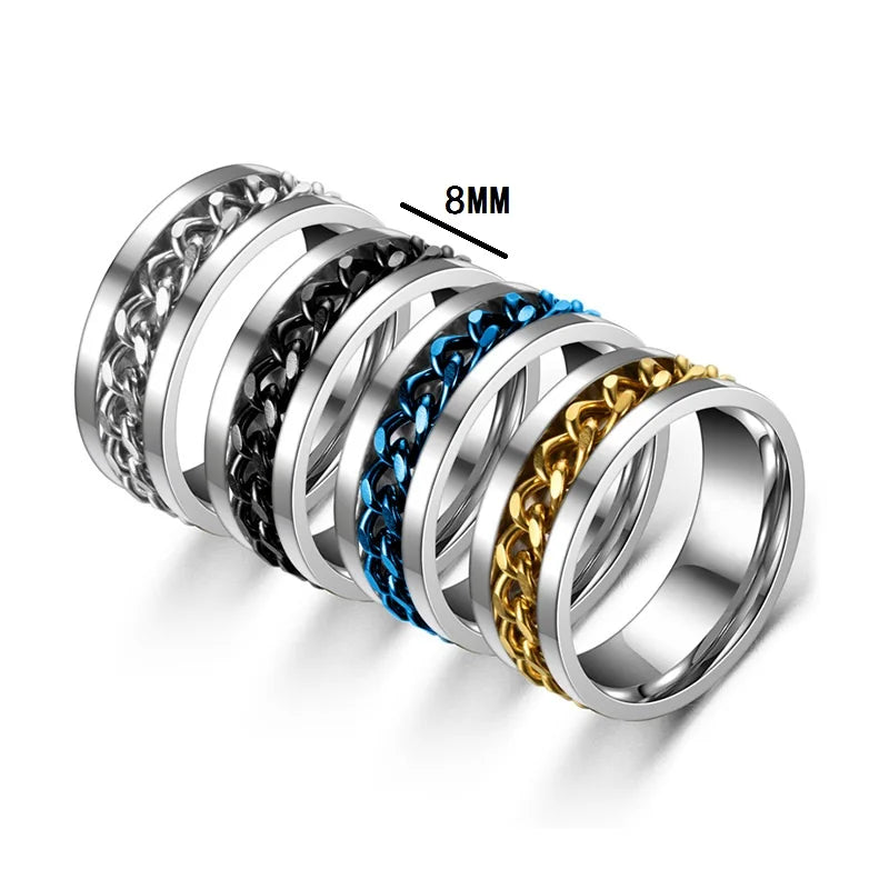 Titanium Steel Rotatable Chain Ring