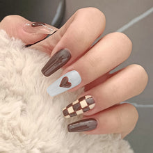 24pcs Mid Length Removable Wear Full Cover Nails