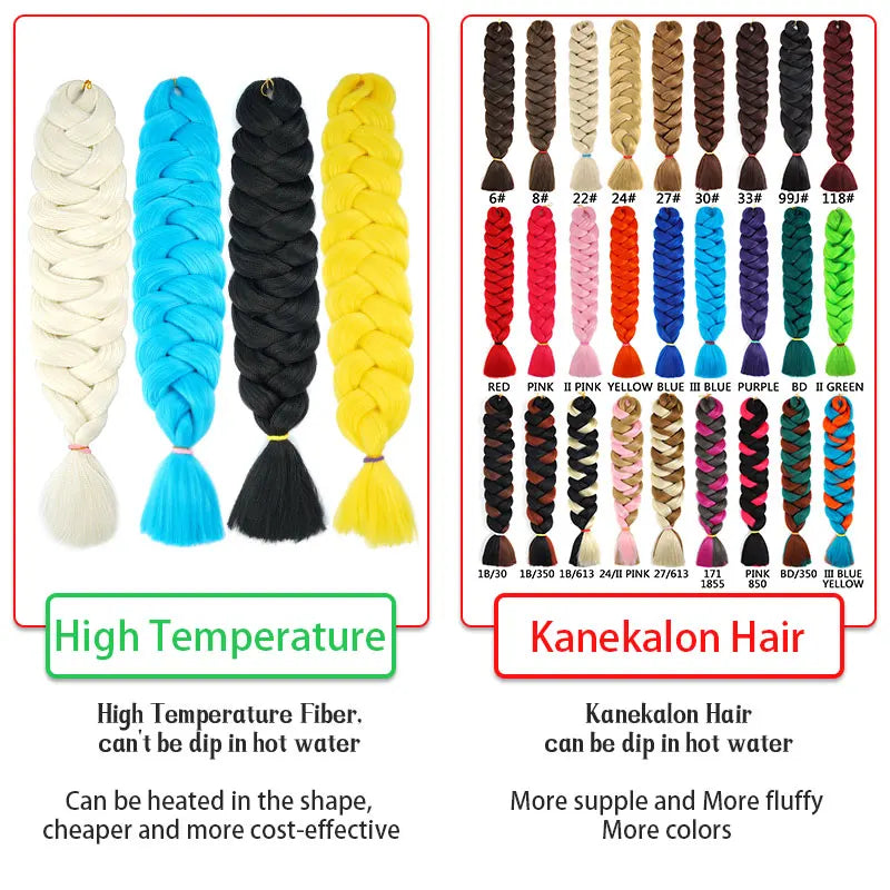 Xpression Jumbo Pre Stretched Twist Braids