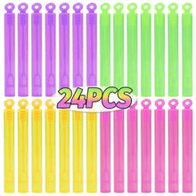 48/10pcs Colorful Empty Bubble Bottle &  Liquid Wand