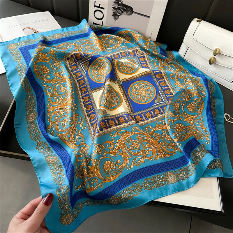 Printed Pashmina Silk Scarf