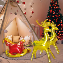 Golden Reindeer Foil Balloon