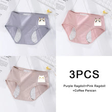 3PCS Large Flow Menstrual Briefs