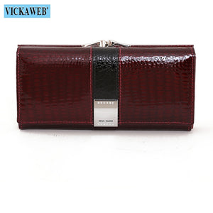 Patent Leather Long Wallet