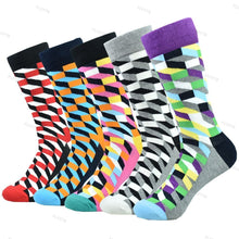 Colorful Designer Print Combed Cotton Socks