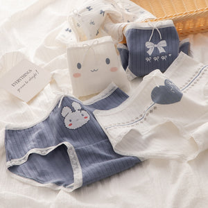 Seamless 5Pcs/Set Cotton Underwear