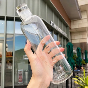 Transparent Plastic Leak-proof Water Bottle